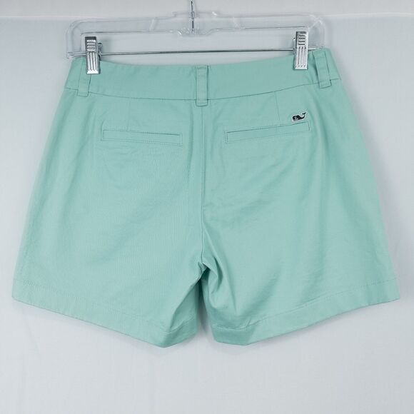 Vineyard Vines Dayboat Short 5" Inseam Womens 0 Grand Turk Aqua Preppy Beach - Picture 2 of 12